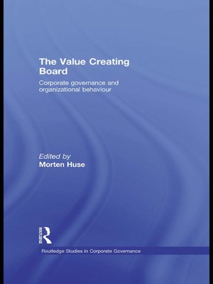 cover image of The Value Creating Board
